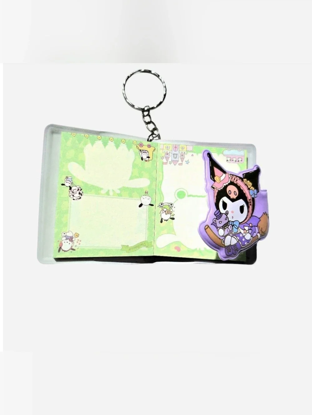 Kuromi Adorable Mini Notebook Keychain NWT/Sealed